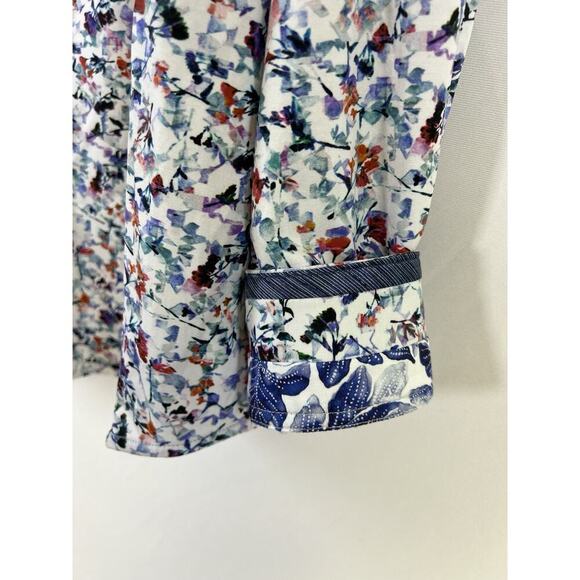 NWT Robert Graham Abstract Print Print Long Sleeve Shirt Stretch Sz XL $198 - Picture 4 of 11